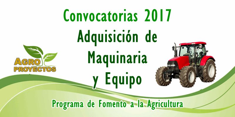 Programa de Maquinaria y Equipo 2017